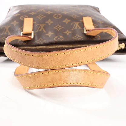 Louis Vuitton Monogram Cabas Piano Schultertasche in Braun M51148