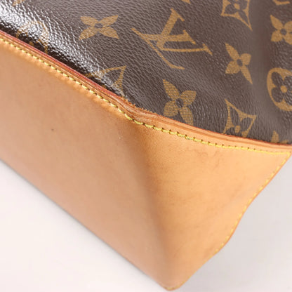 Louis Vuitton Monogram Cabas Piano Schultertasche in Braun M51148