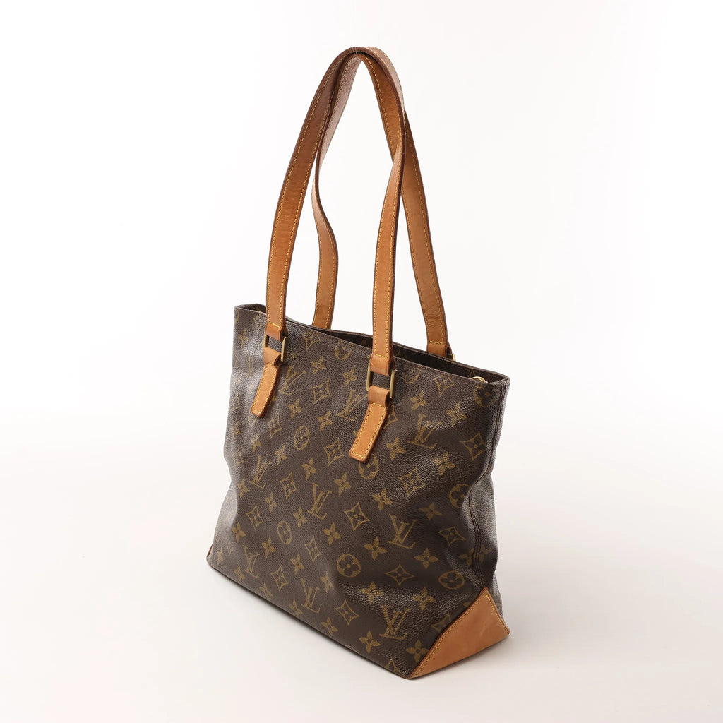 Louis Vuitton Cabas Piano Monogram Canvas Shoulder Bag in Brown M51148