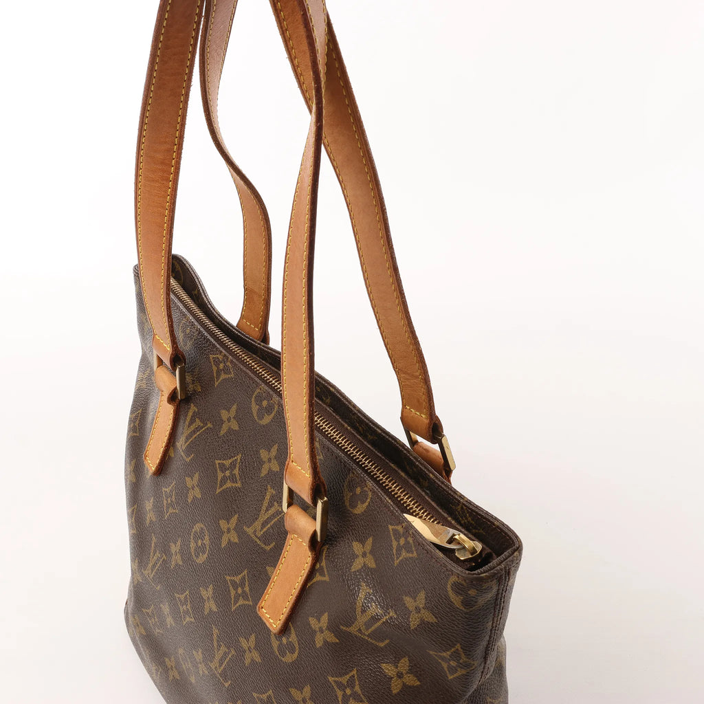 Louis Vuitton Cabas Piano Monogram Canvas Shoulder Bag in Brown M51148