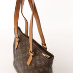 Louis Vuitton Cabas Piano Monogram Canvas Shoulder Bag in Brown M51148