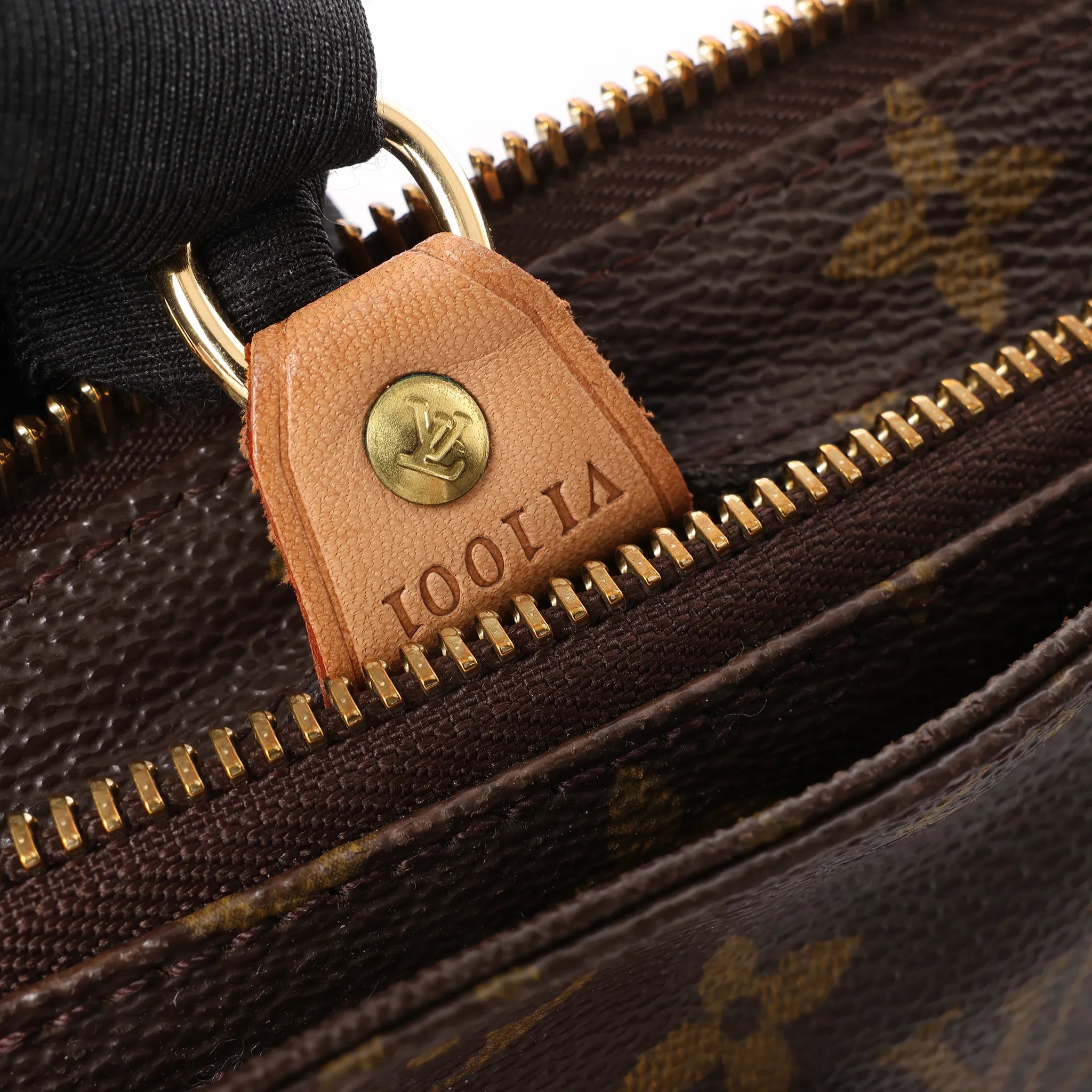 Louis Vuitton Cabas Piano Monogram Canvas Shoulder Bag in Brown M51148
