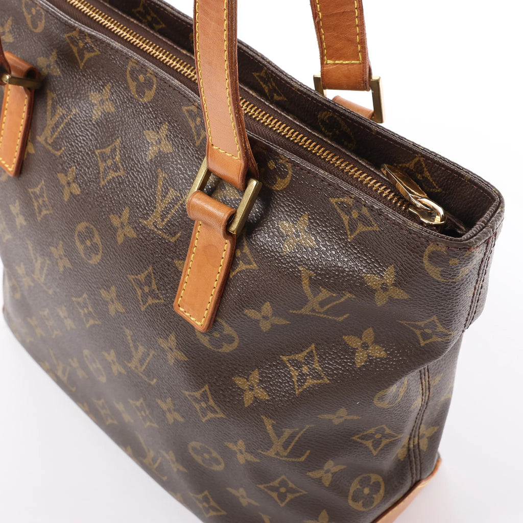 Louis Vuitton Cabas Piano Monogram Canvas Shoulder Bag in Brown M51148