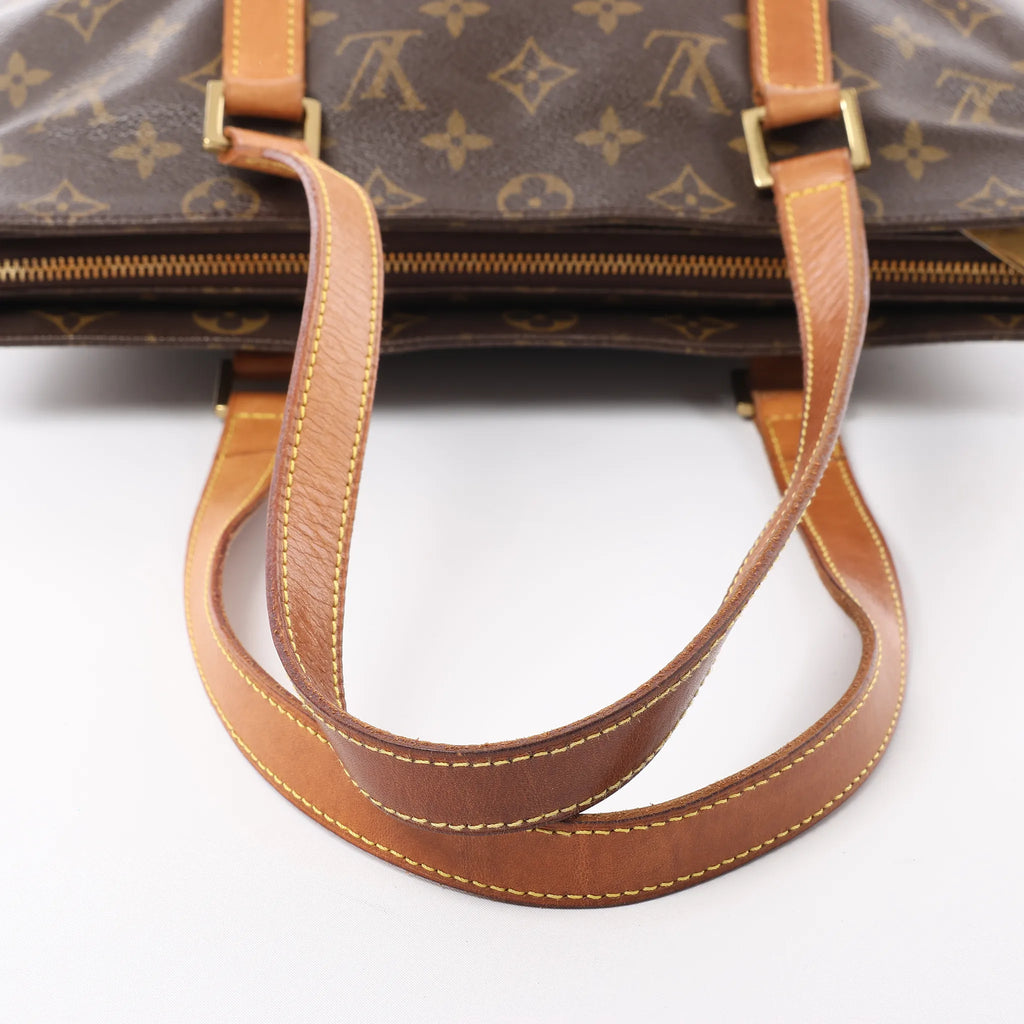 Louis Vuitton Cabas Piano Monogram Canvas Shoulder Bag in Brown M51148