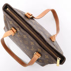 Louis Vuitton Cabas Piano Monogram Canvas Shoulder Bag in Brown M51148