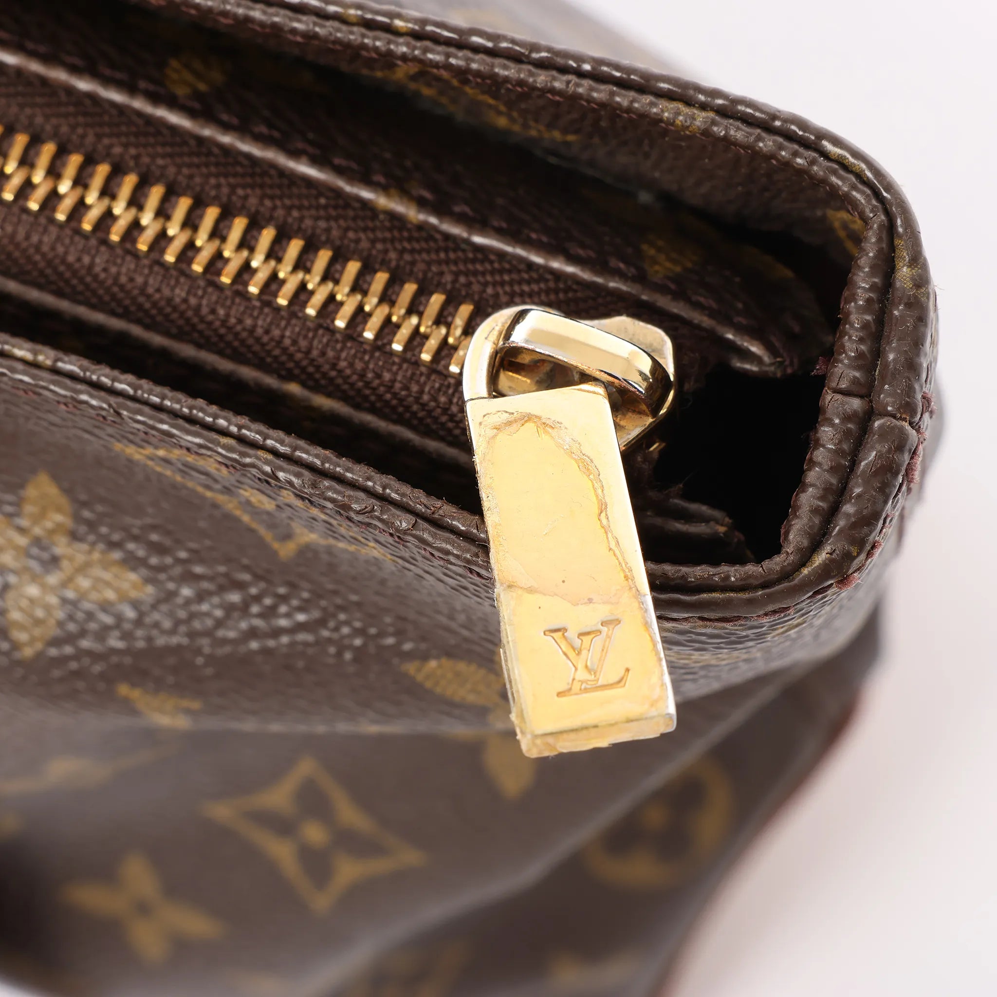 Louis Vuitton Cabas Piano Monogram Canvas Shoulder Bag in Brown M51148