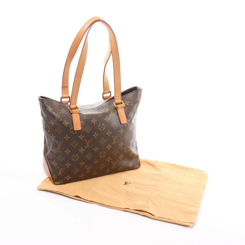 Louis Vuitton Cabas Piano Monogram Canvas Shoulder Bag in Brown M51148