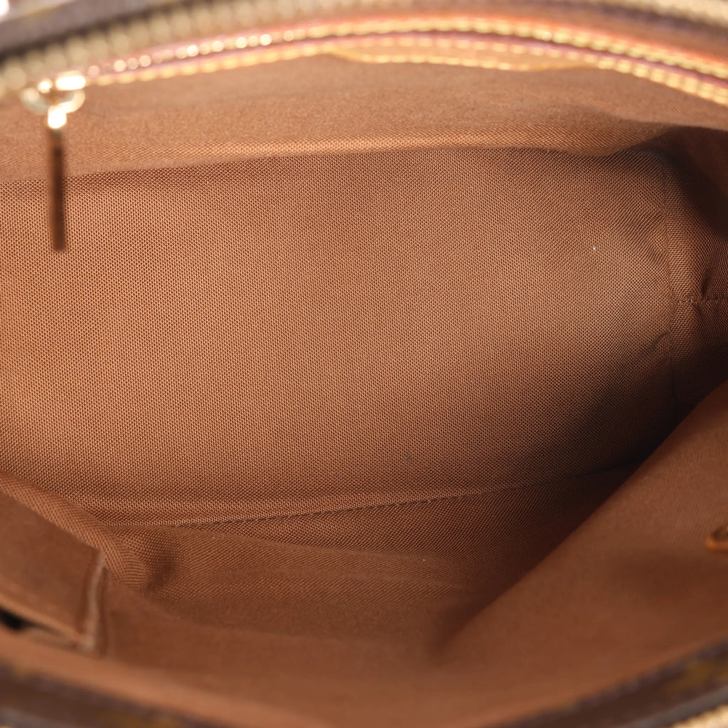 Louis Vuitton Cabas Piano Monogram Canvas Shoulder Bag in Brown M51148