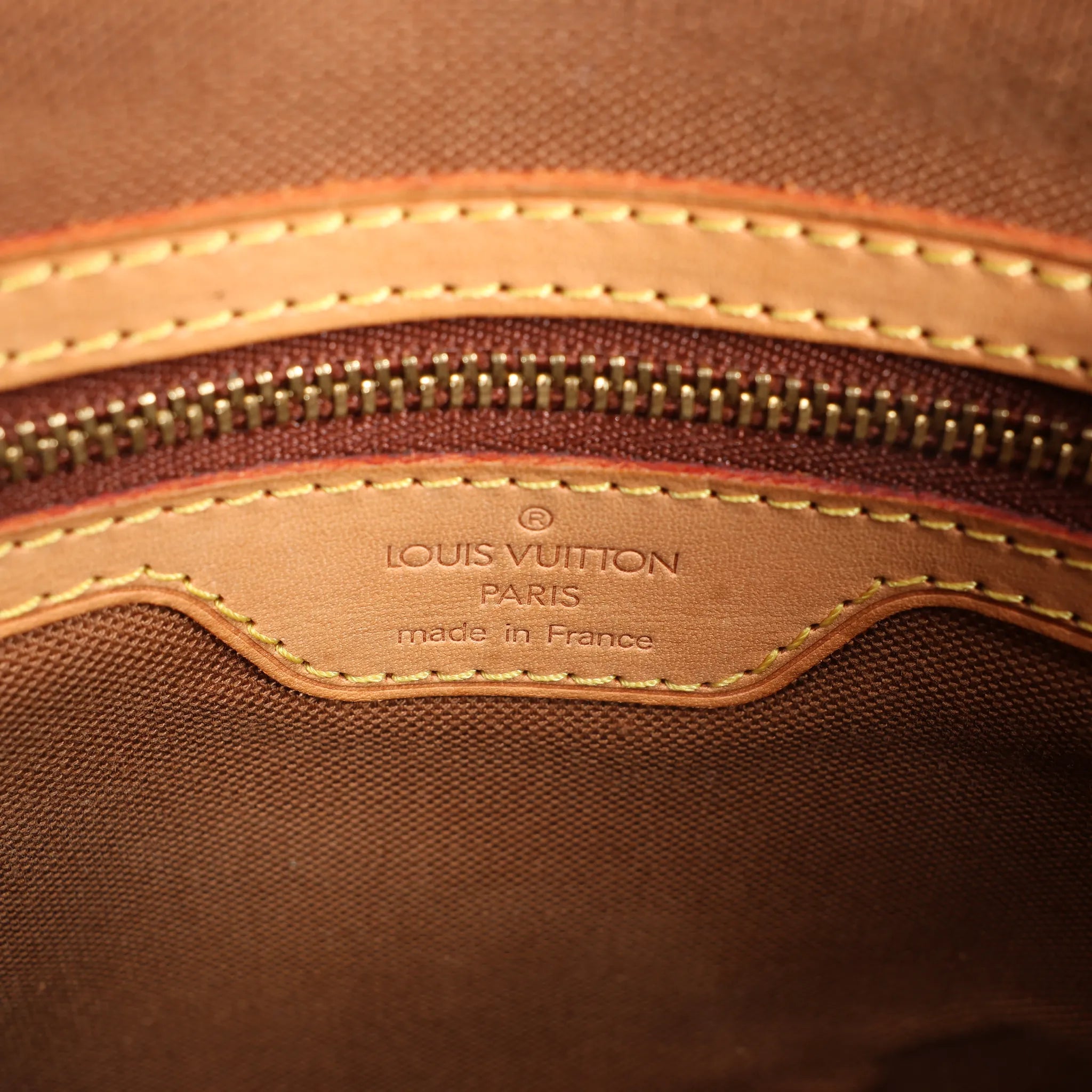 Louis Vuitton Cabas Piano Monogram Canvas Shoulder Bag in Brown M51148