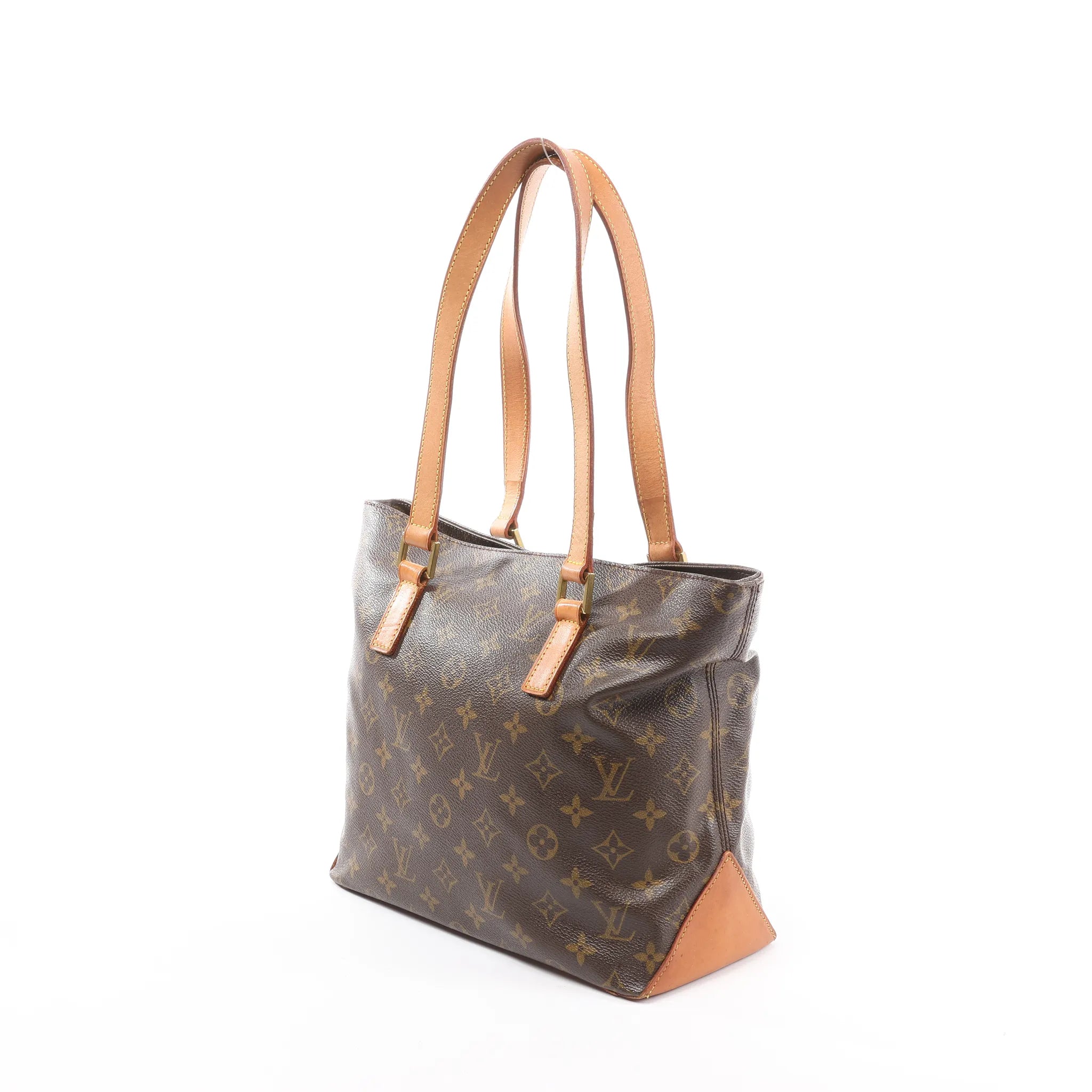Louis Vuitton Cabas Piano Monogram Canvas Shoulder Bag in Brown M51148