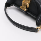 Louis Vuitton Duffle PM Leather 2Way Handbag in Black