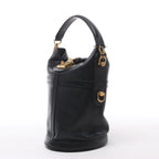 Louis Vuitton Duffle PM Leather 2Way Handbag in Black