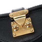 Louis Vuitton Duffle PM Leather 2Way Handbag in Black