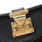 Louis Vuitton Duffle PM Leather 2Way Handbag in Black