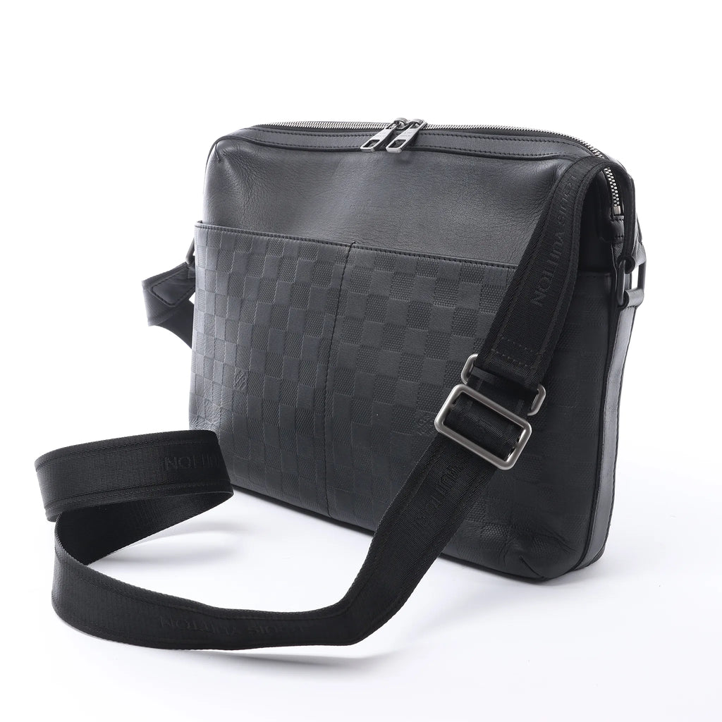 Louis Vuitton Calypso MM Damier Infini Messenger Crossbody Bag in Black N41201