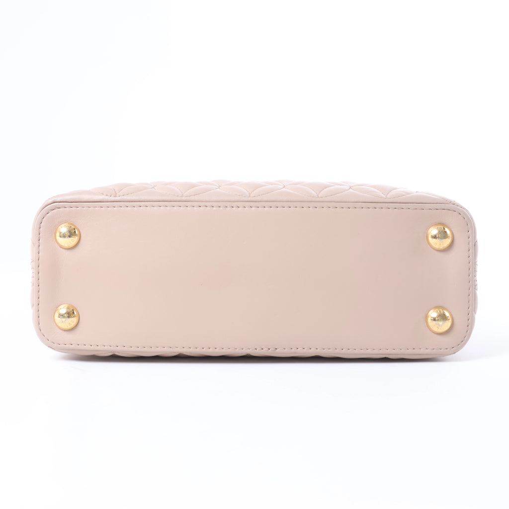 Bolso Louis Vuitton Capucines BB de piel Parnassea de 2 vías en beige M94688