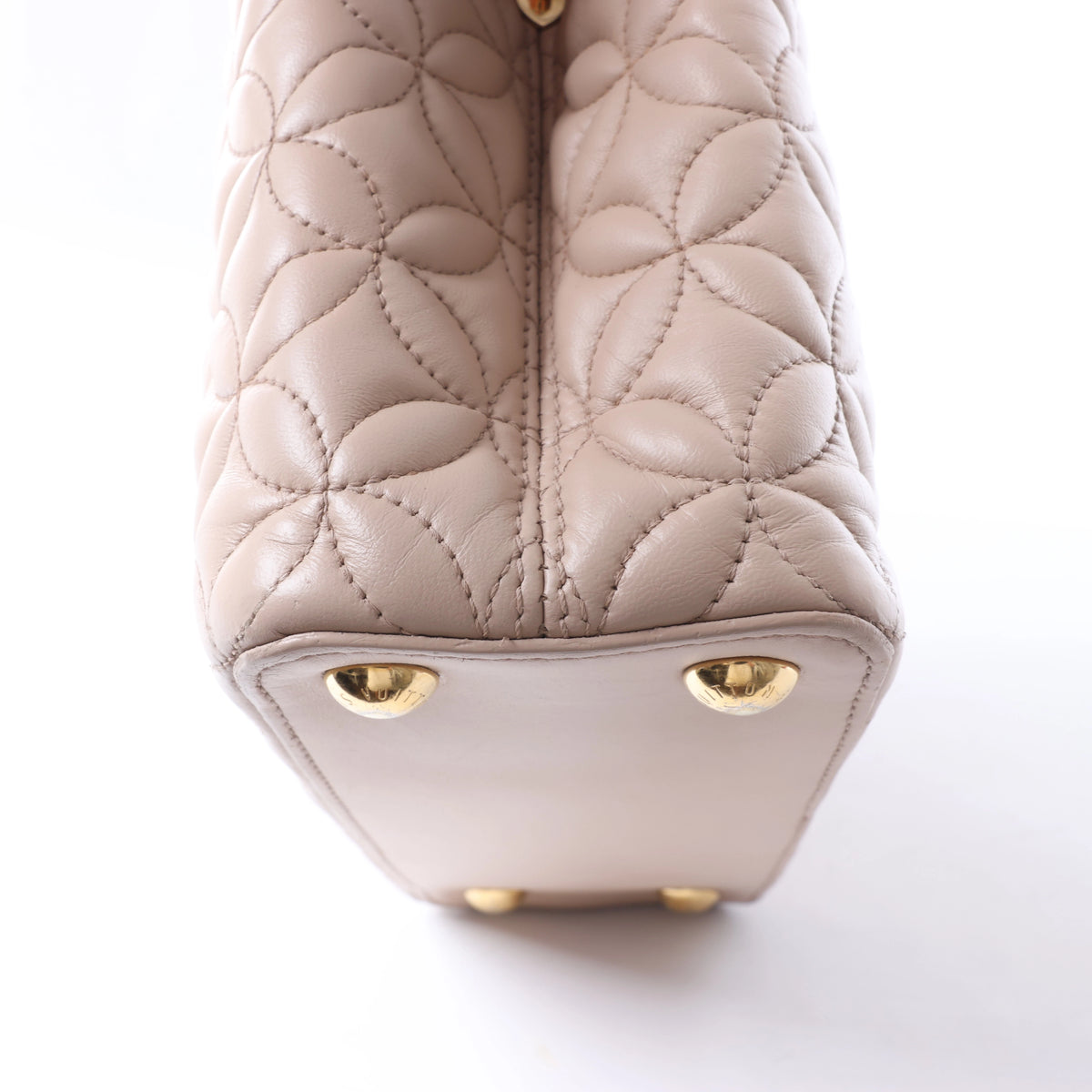 Bolso Louis Vuitton Capucines BB de piel Parnassea de 2 vías en beige M94688