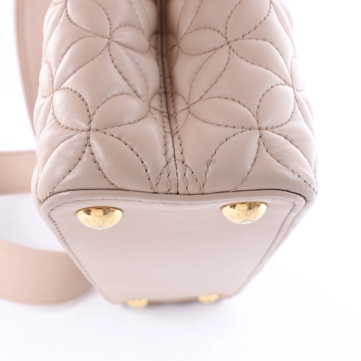 Bolso Louis Vuitton Capucines BB de piel Parnassea de 2 vías en beige M94688