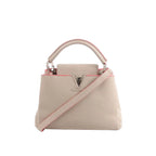 Louis Vuitton Capucines BB Parnassea Leather 2Way Handbag in Beige M94688