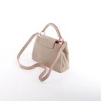 Louis Vuitton Capucines BB Parnassea Leather 2Way Handbag in Beige M94688