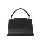 Bolso Louis Vuitton Capucines MM Parnassea en Negro M48864