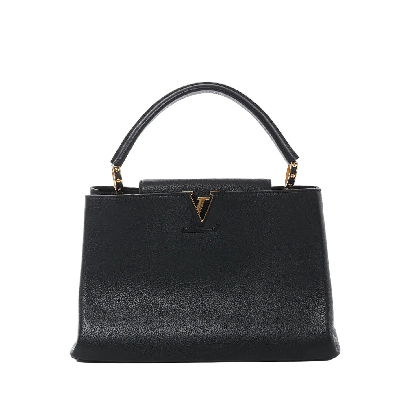 Bolso Louis Vuitton Capucines MM Parnassea en Negro M48864