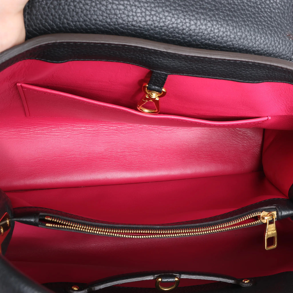 Louis Vuitton Capucines MM Parnassea Handbag in Black M48864