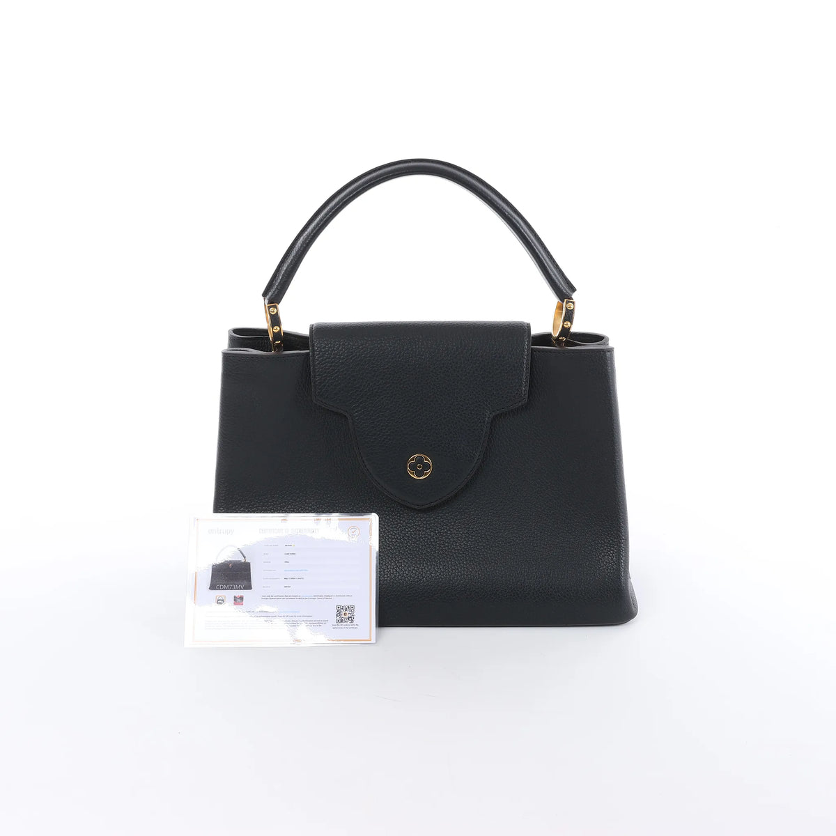 Louis Vuitton Capucines MM Parnassea Handbag in Black M48864