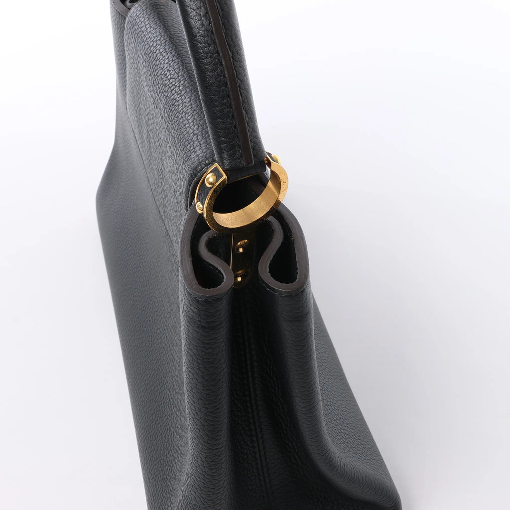 Louis Vuitton Capucines MM Parnassea Handbag in Black M48864