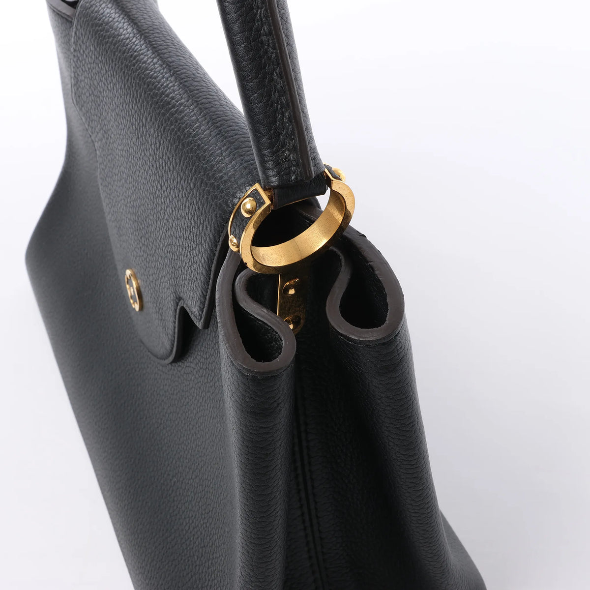 Louis Vuitton Capucines MM Parnassea Handbag in Black M48864