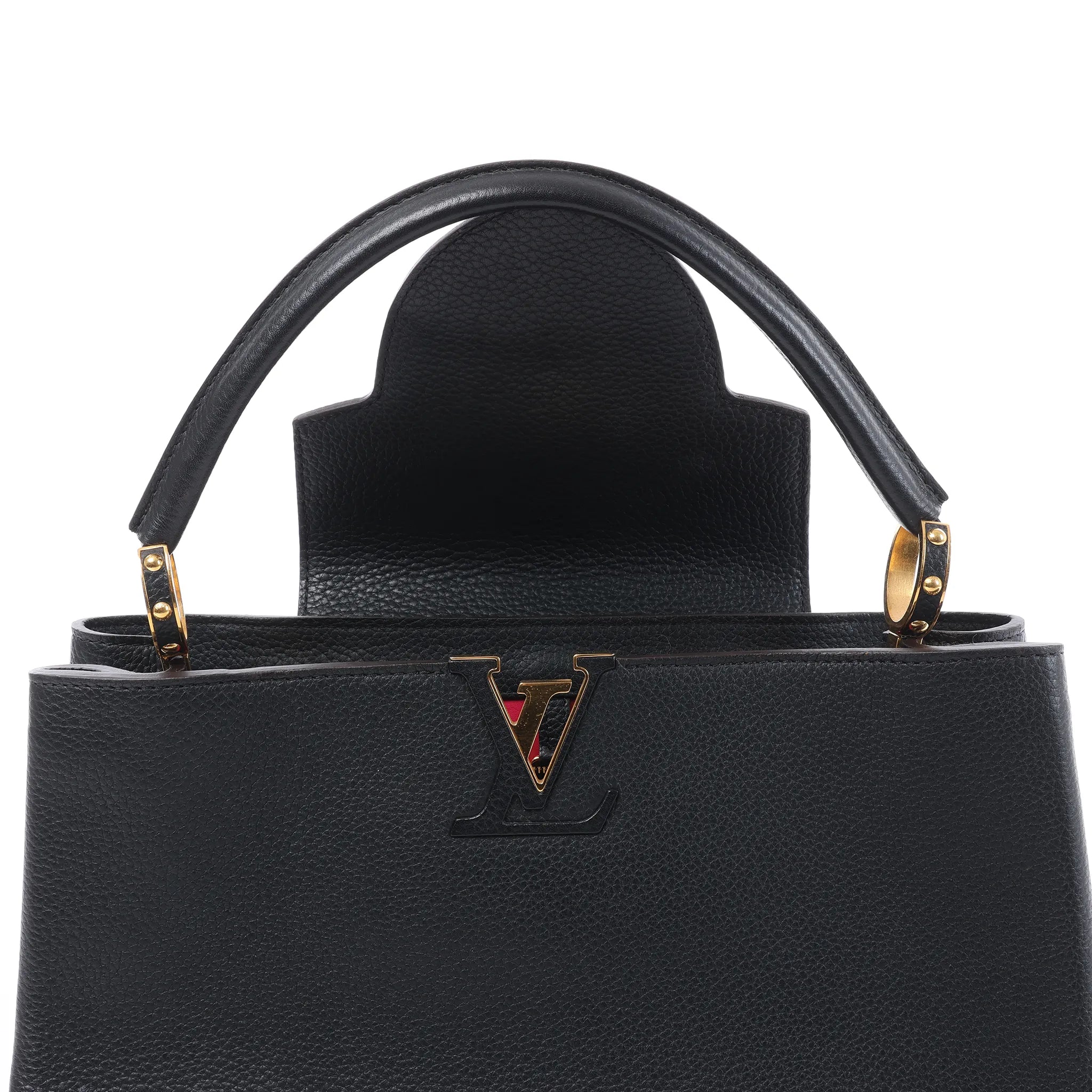 Louis Vuitton Capucines MM Parnassea Handbag in Black M48864