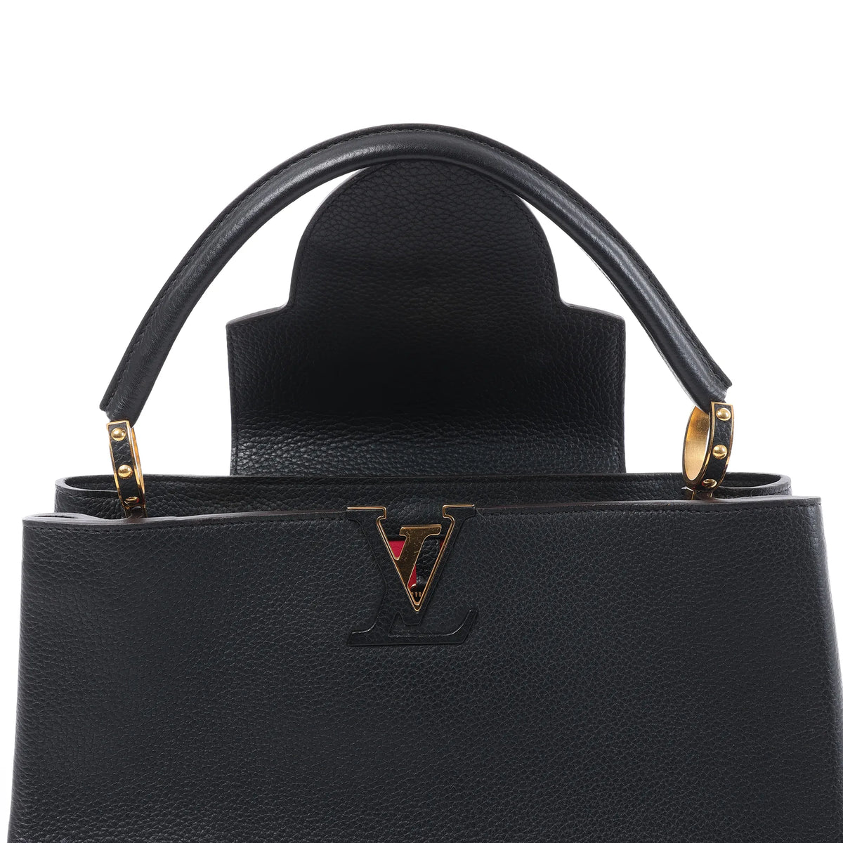 Louis Vuitton Capucines MM Parnassea Handbag in Black M48864