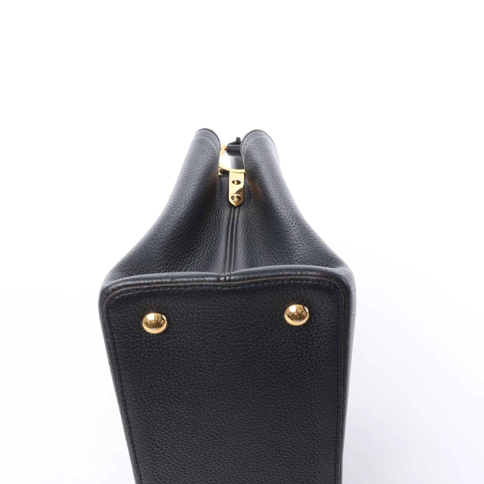 Bolso Louis Vuitton Capucines MM Parnassea en Negro M48864
