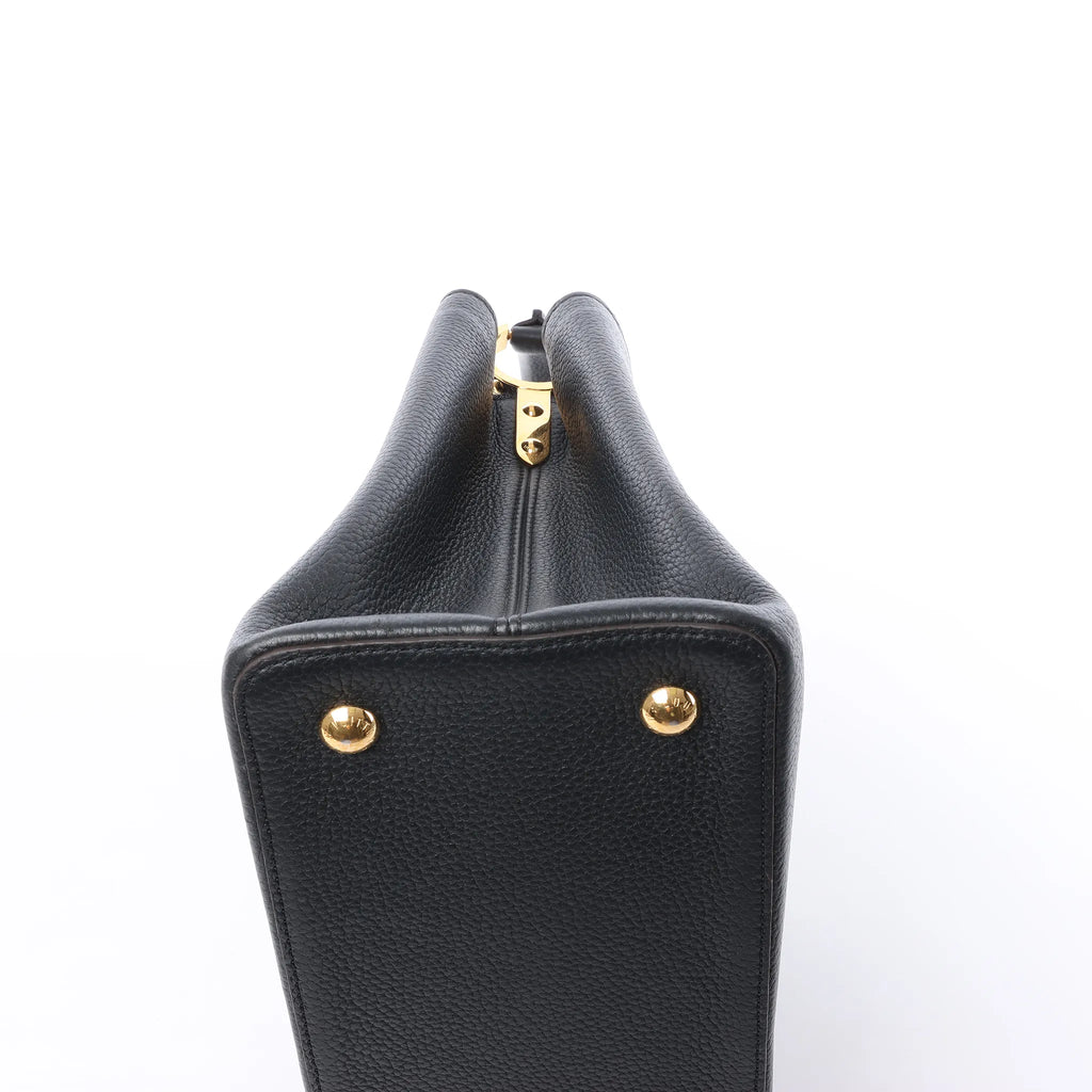 Louis Vuitton Capucines MM Parnassea Handbag in Black M48864
