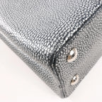 Louis Vuitton Taurillon Capucines MM Handbag in Silver