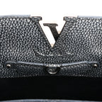 Louis Vuitton Taurillon Capucines MM Handbag in Silver