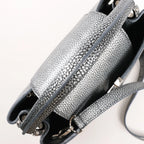Louis Vuitton Taurillon Capucines MM Handbag in Silver