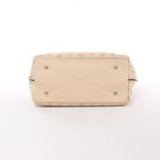Louis Vuitton Carmel Perforated Mahina Leather Hobo Shoulder Bag in in Beige Crème M53188