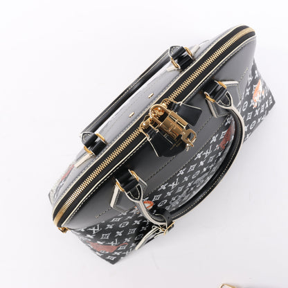 Louis Vuitton Catogram Alma Souple 2Way Shoulder Bag in Black M44403