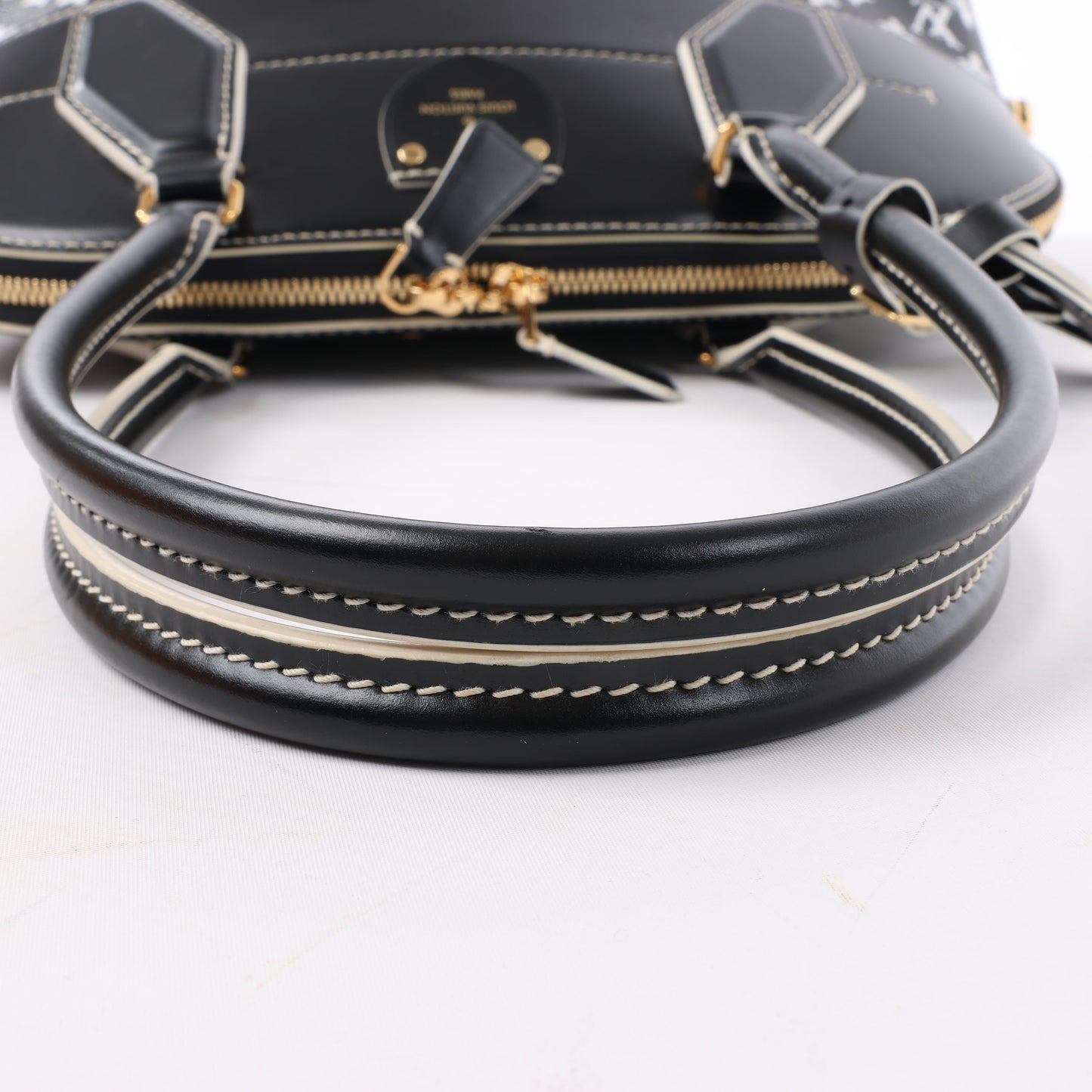 Louis Vuitton Catogram Alma Souple 2Way Shoulder Bag in Black M44403