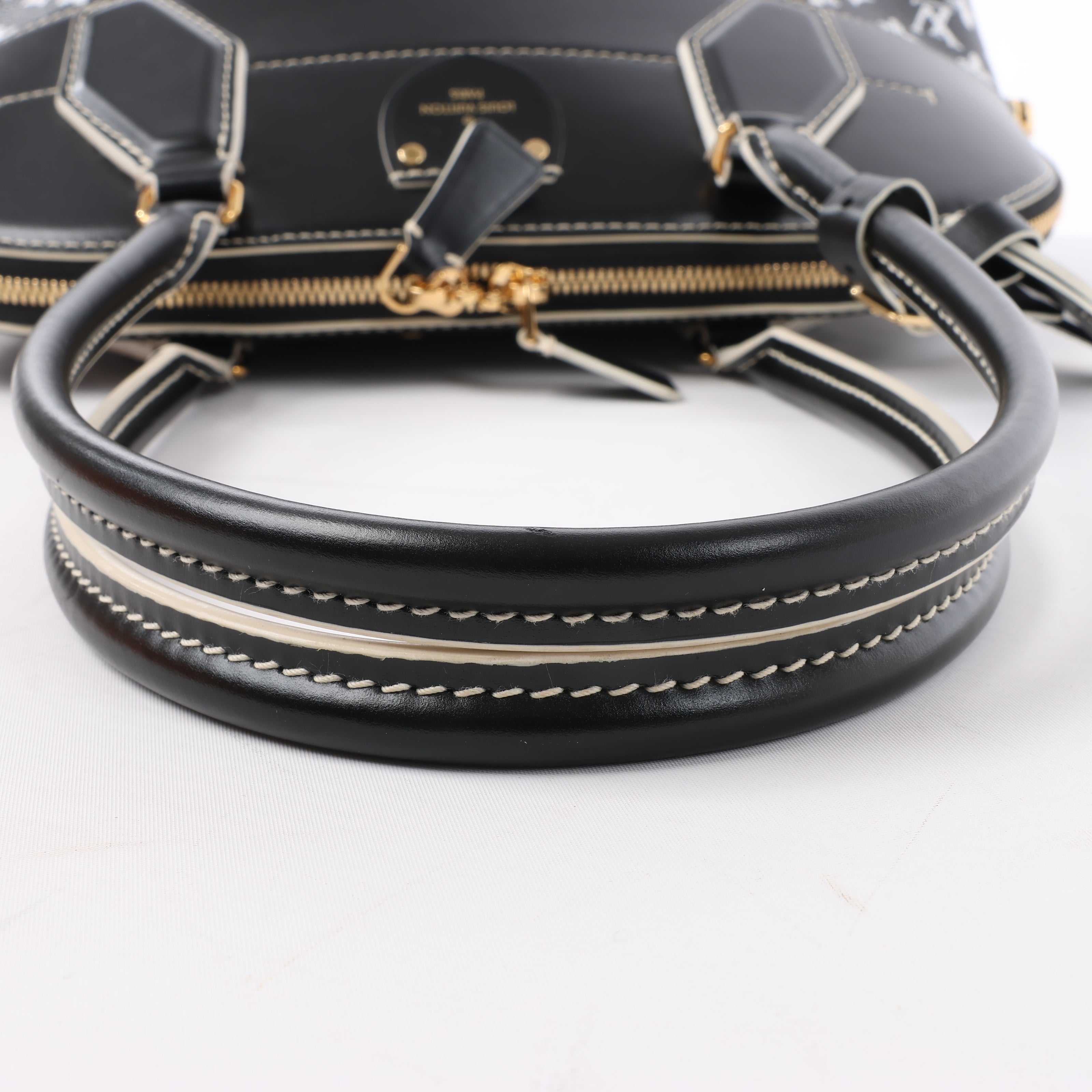 Louis Vuitton Catogram Alma Souple 2Way Shoulder Bag in Black M44403