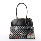 Louis Vuitton Catogram Alma Souple 2Way Shoulder Bag in Black M44403