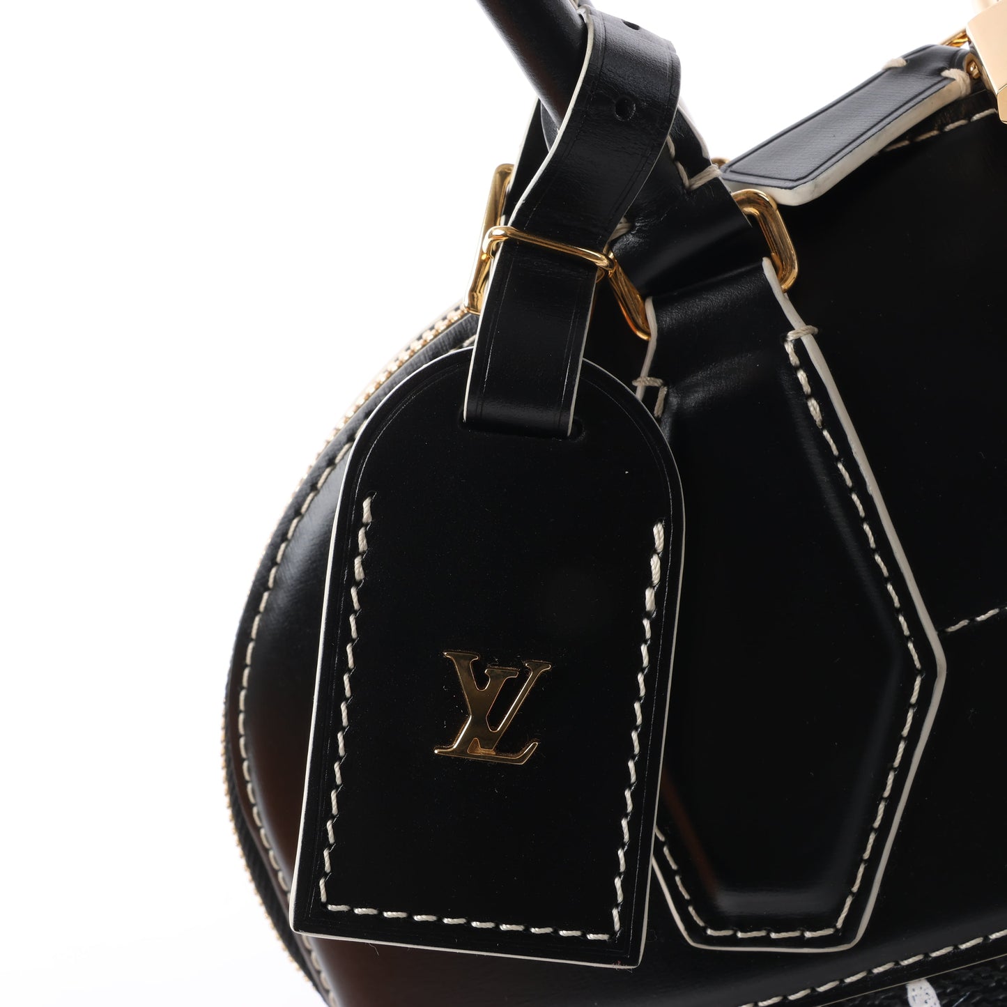 Louis Vuitton Catogram Alma Souple 2Way Shoulder Bag in Black M44403
