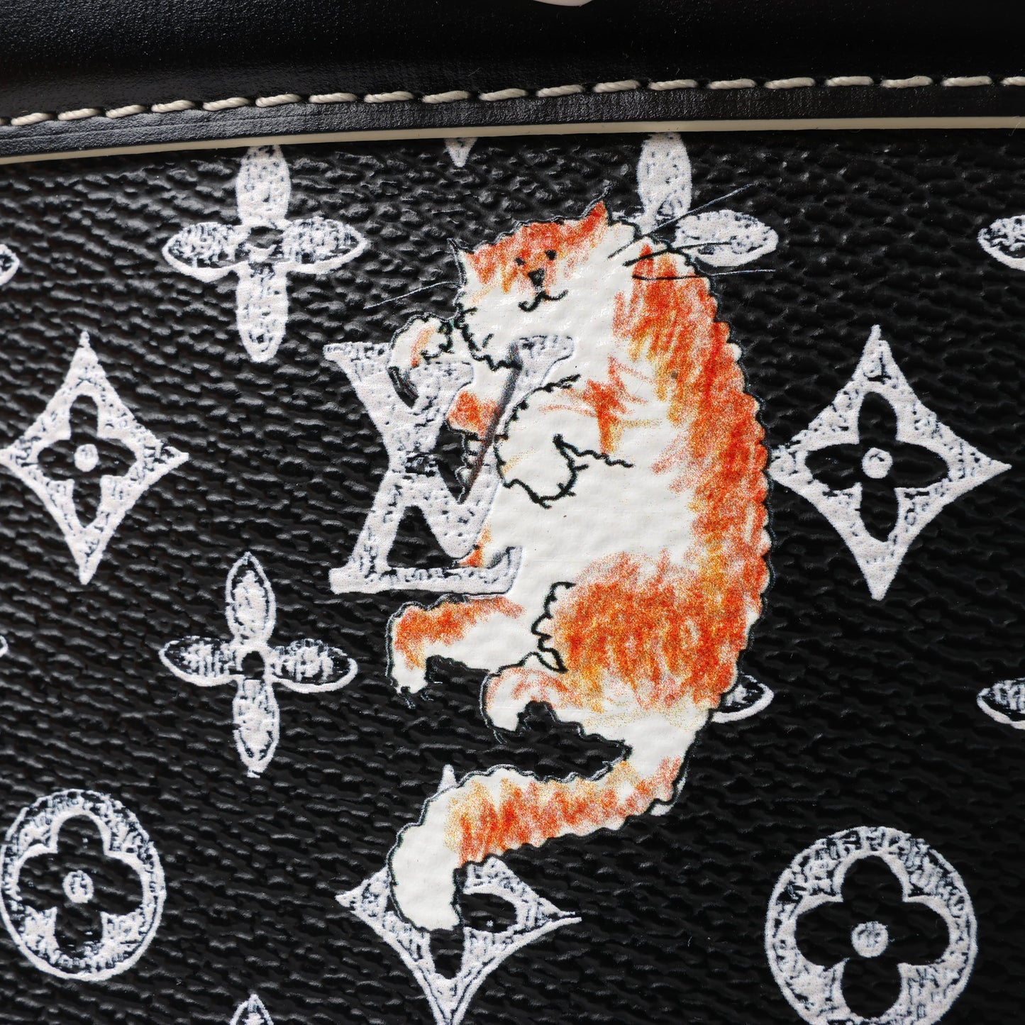 Louis Vuitton Catogram Alma Souple 2Way Shoulder Bag in Black M44403