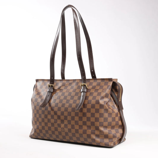 Louis Vuitton Chelsea Damier Ebene Shoulder Bag in Brown N51119