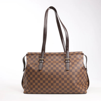 Louis Vuitton Chelsea Damier Ebene Shoulder Bag in Brown N51119