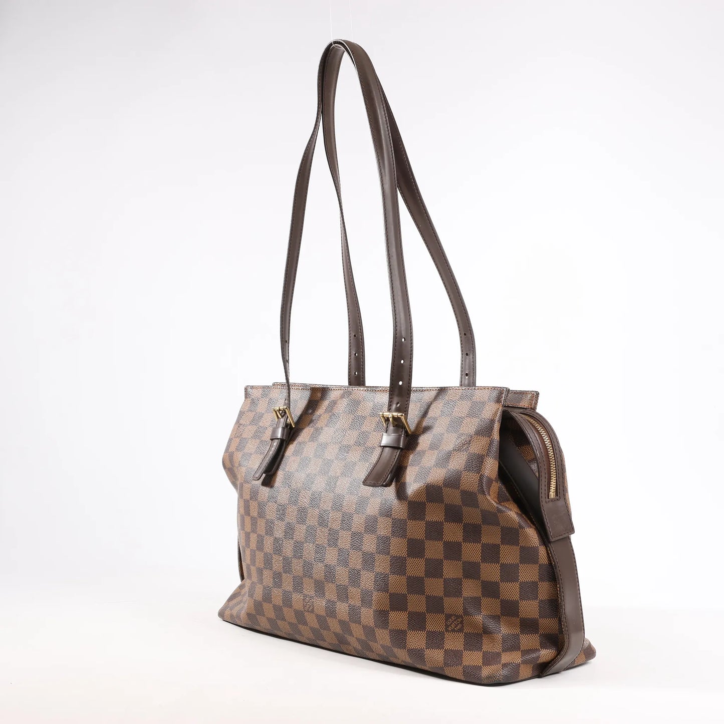 Louis Vuitton Chelsea Damier Ebene Shoulder Bag in Brown N51119