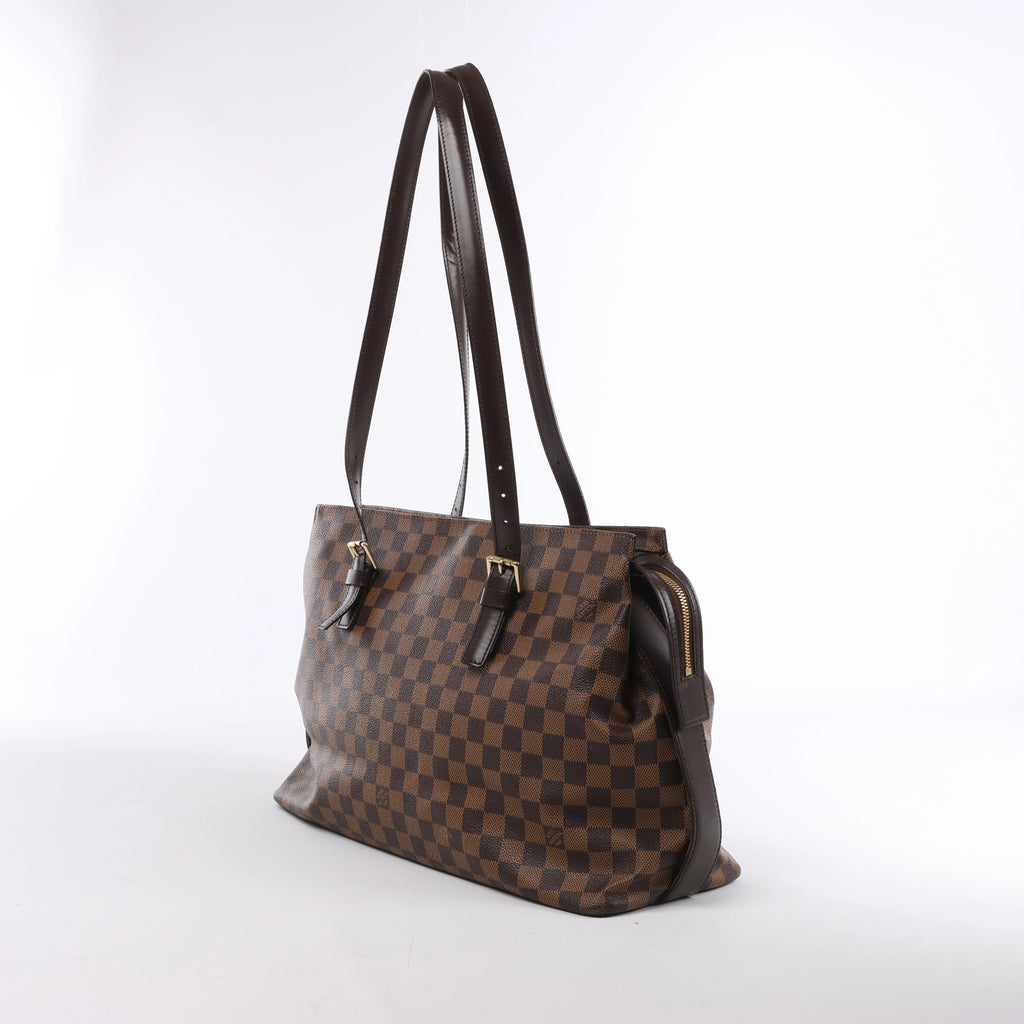 Louis Vuitton Chelsea Damier Ebene Shoulder Bag in Brown N51119