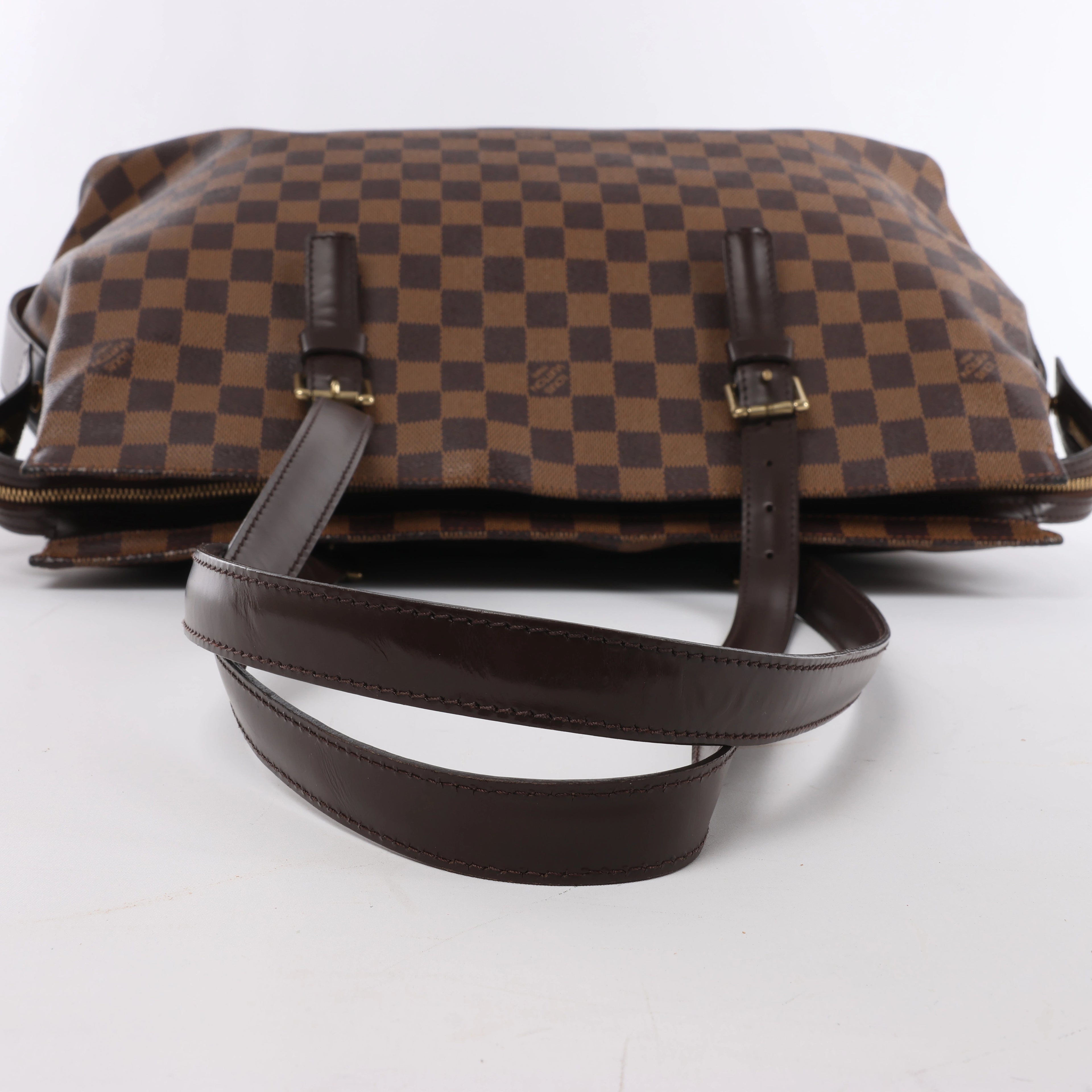Louis Vuitton Chelsea Damier Ebene Shoulder Bag in Brown N51119