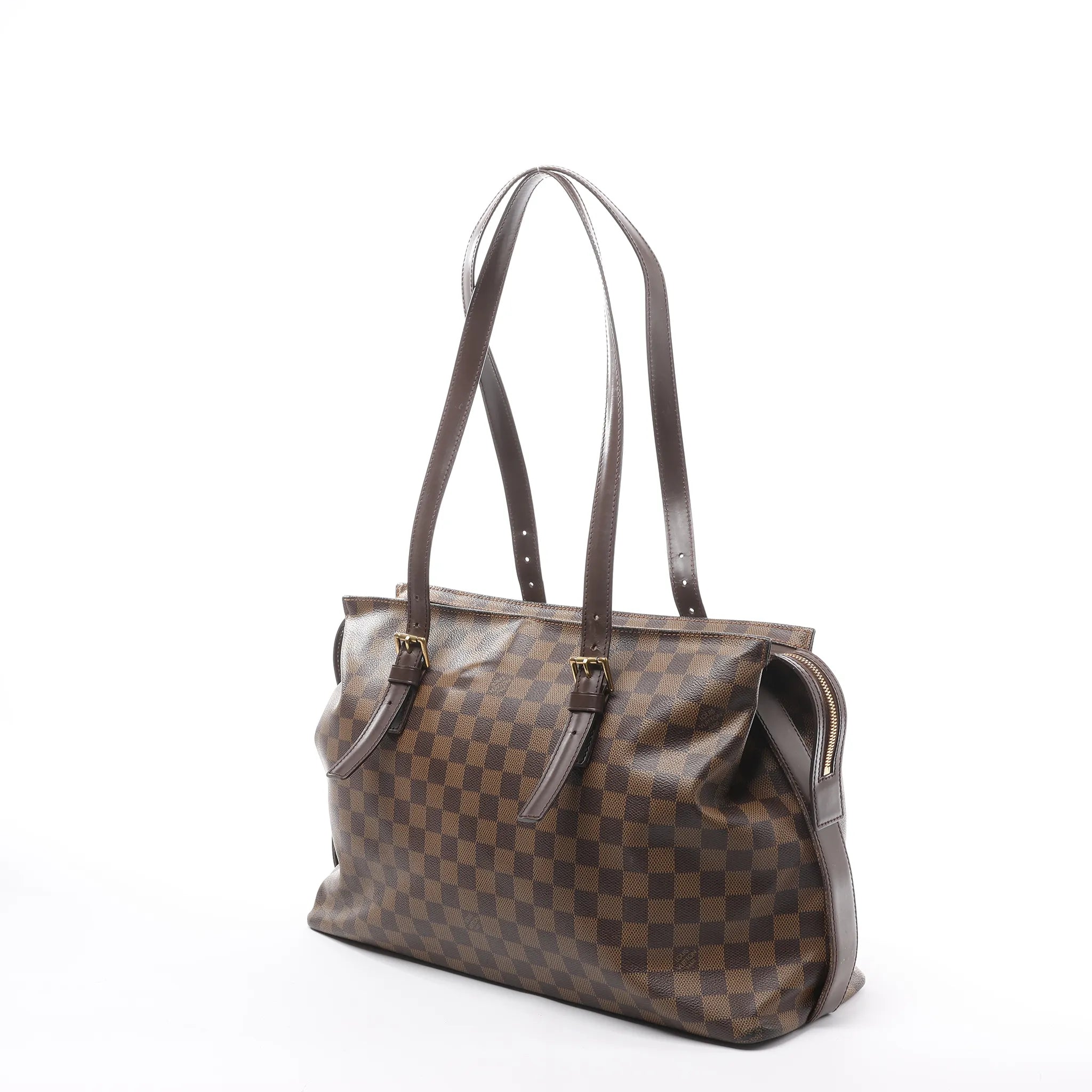 Louis Vuitton Chelsea Damier Ebene Shoulder Bag in Brown N51119